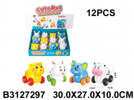 ЖИВОТНОЕ КАТАЛКА НА КОЛЕСАХ,РАЗМЕР 6,5*8,5*10СМ,4 ВИДА В АССОРТИМ. купить оптом и в розницу ЖИВОТНОЕ КАТАЛКА НА КОЛЕСАХ,РАЗМЕР 6,5*8,5*10СМ,4 ВИДА В АССОРТИМ. купить оптом и в розницу на базе игрушек